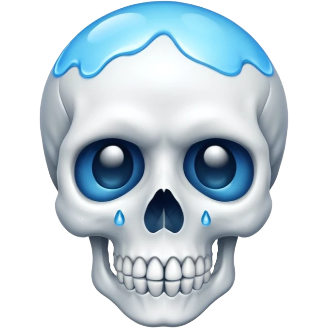 💀 and 😭 mixed emoji
