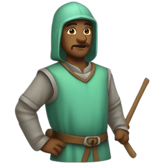 medieval Mint Apprentice emoji