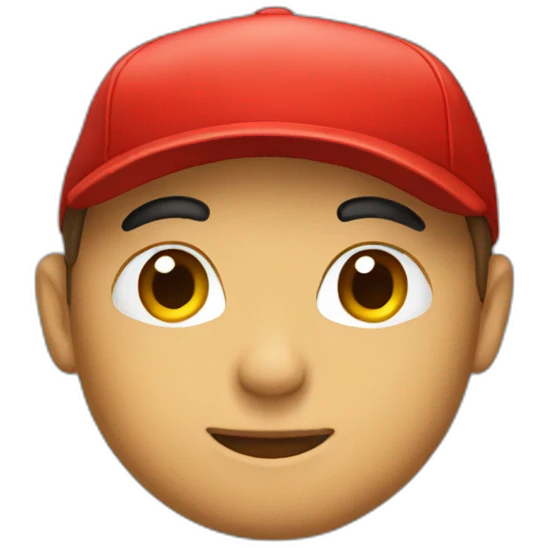 red cap emoji