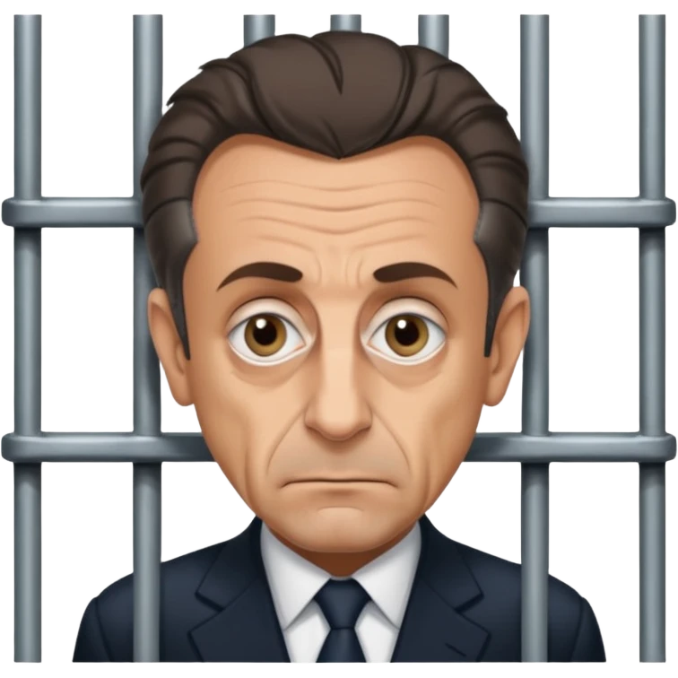 nicolas sarokzy derrière les barreaux emoji
