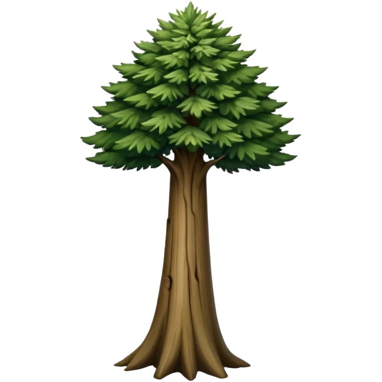 elegant royal cypress tree emoji