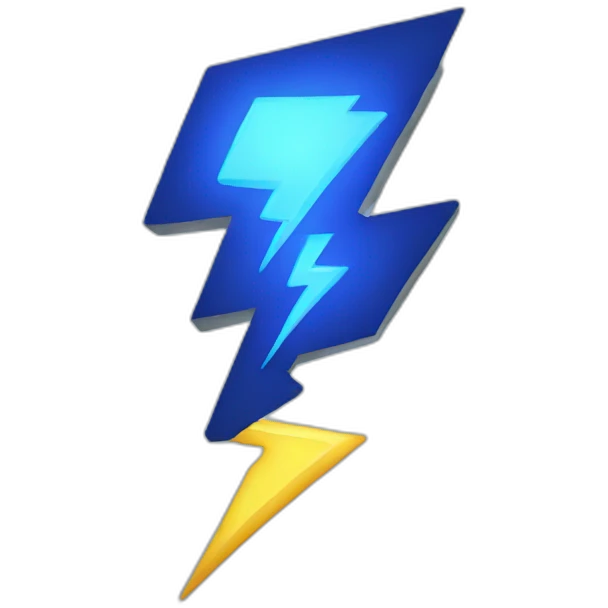 Lightning emoji