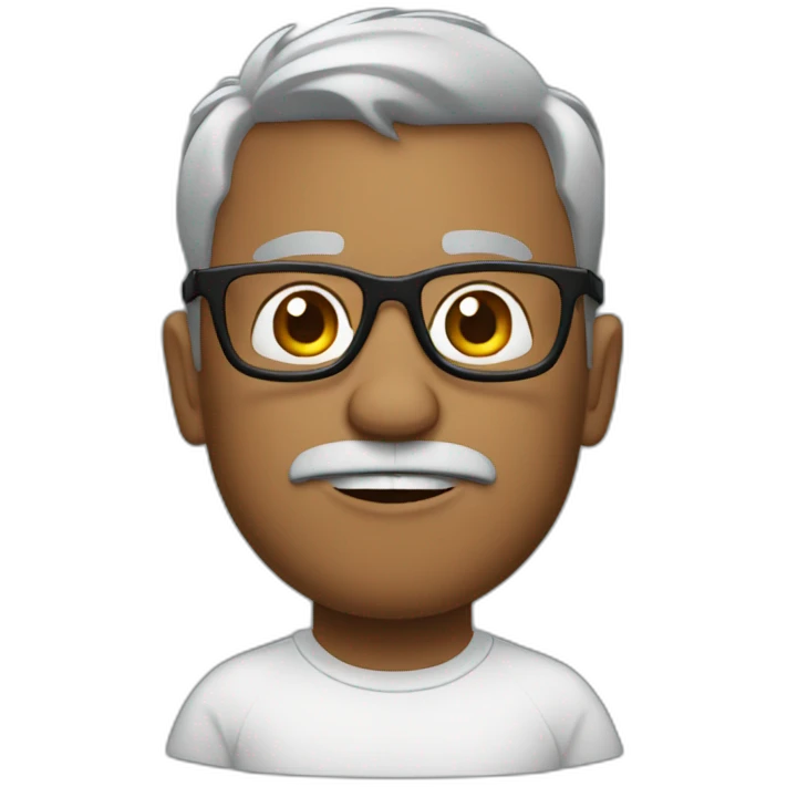 no way jose with black and glasses emoji