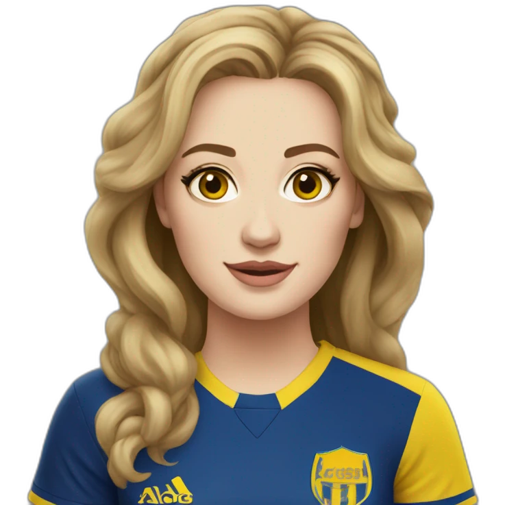 Adele wearing a alnassr fc shirt emoji