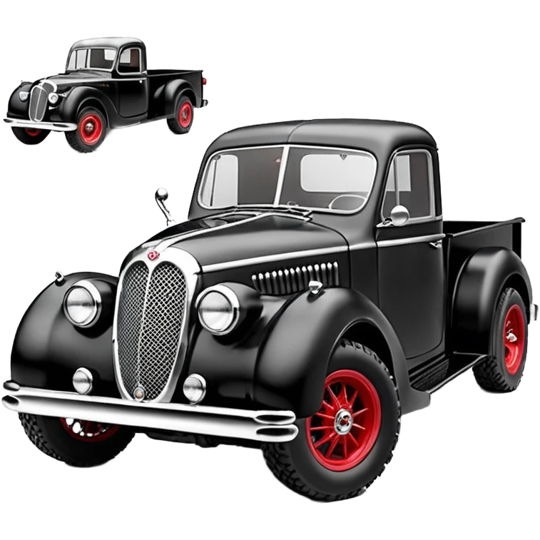 1:10 off-road lcg smoking Basher Wednesday Adam’s 1954 blackened tarnished hotrod streamlined anime jaguar extended cab rc pickup (ridiculously extra wide low-profile pin tires without fenders) emoji