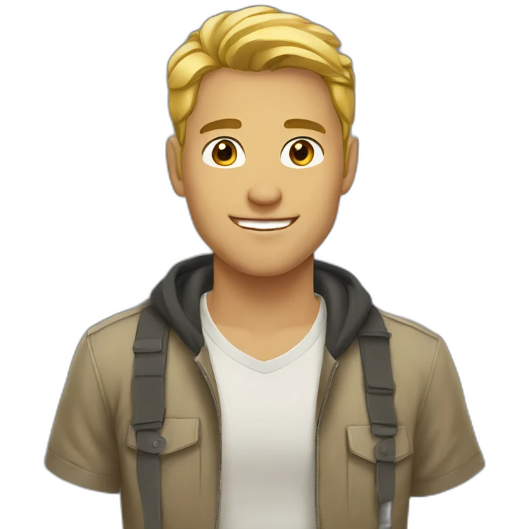 Indonesian love white guy emoji