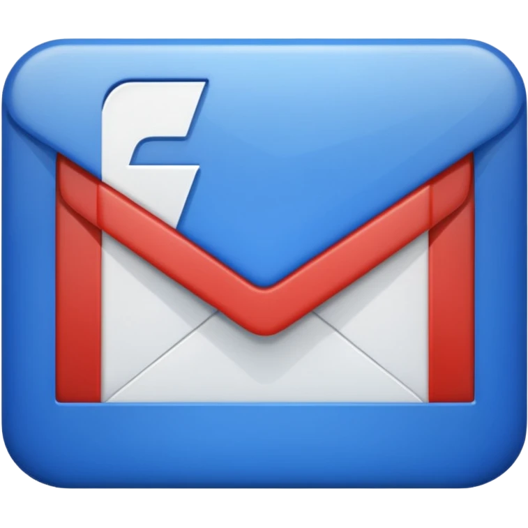Gmail with the letter “E” on it emoji