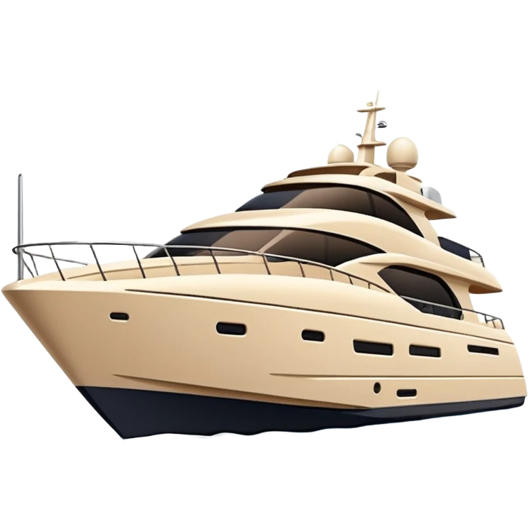 Beige aesthetic Yacht  emoji