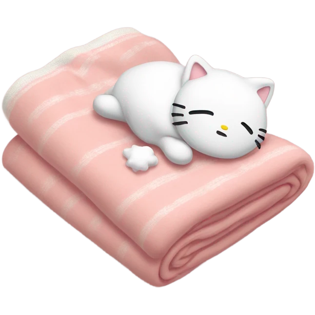 hello kitty sleeping emoji