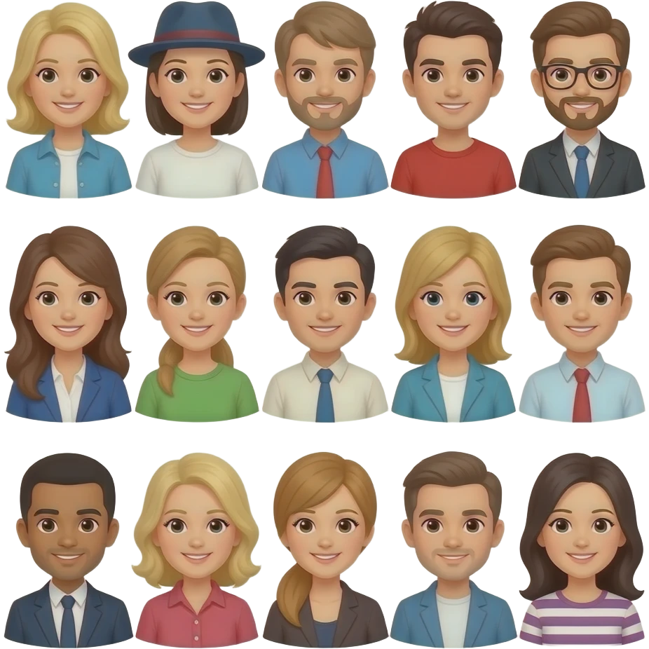 Beaucoup de persone emoji