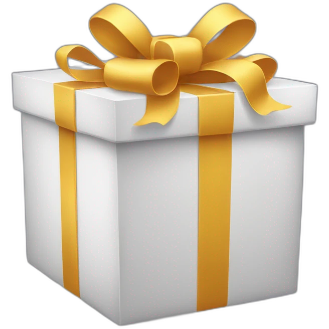 gift box with smile emoji