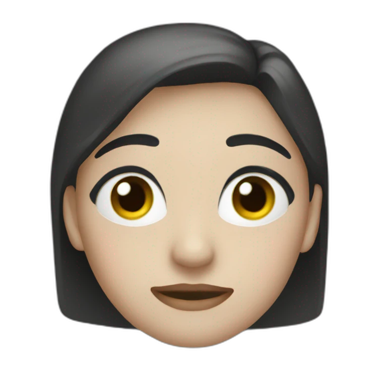 Natalí con anteojos emoji