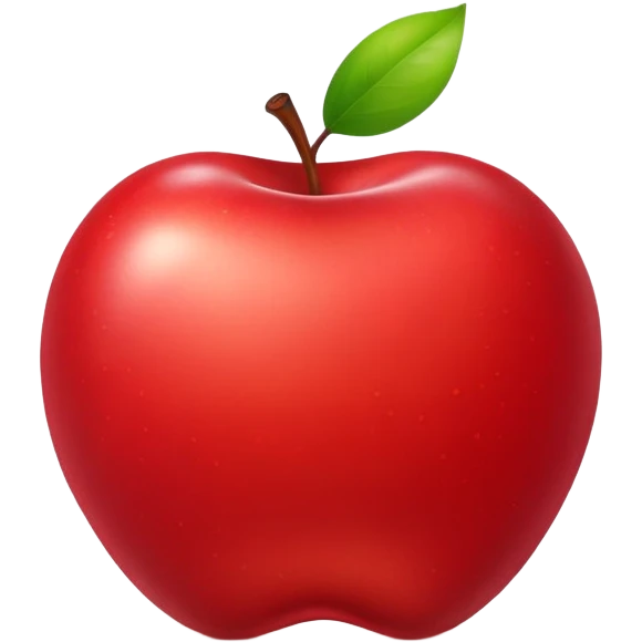 red apple emoji