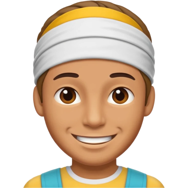 guy with headband emoji