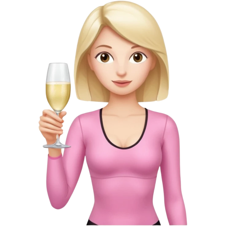 pink pilates princess prosecco emoji