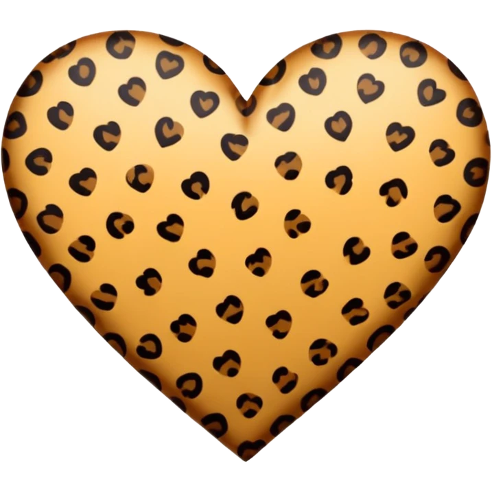 Cuore leopardato  emoji