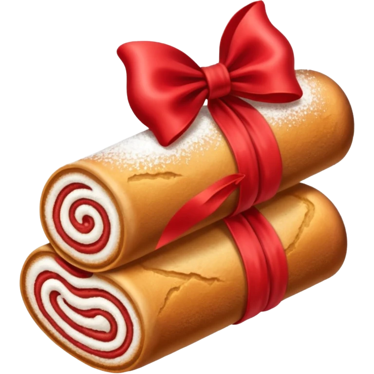 Trdelnik with a bow emoji