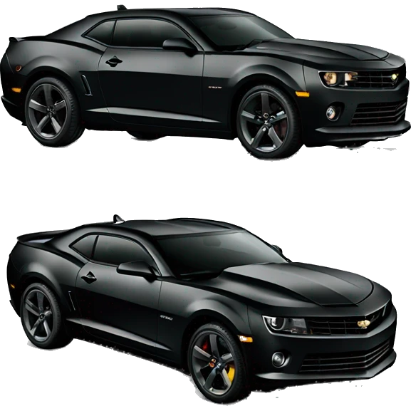 blacked out camaro emoji