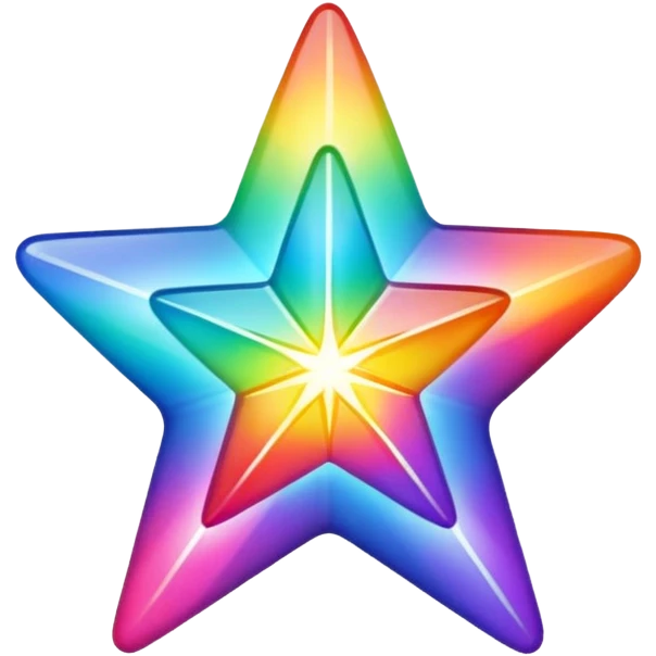 rainbow star emoji