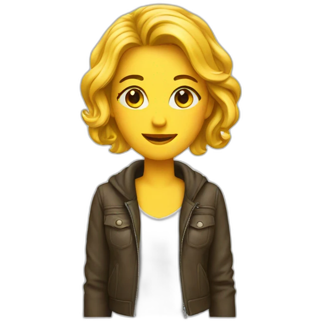 woman zipper emoji