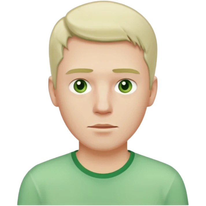 ice man with green shirt emoji