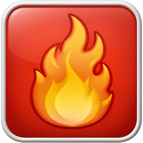 A red sticker that has reads and has the word “HOT” on it emoji