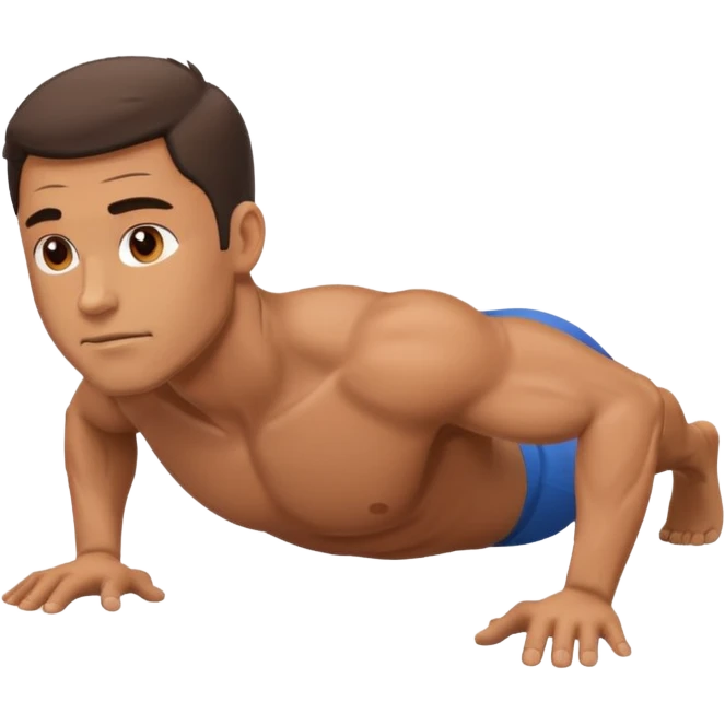 push-up emoji man emoji