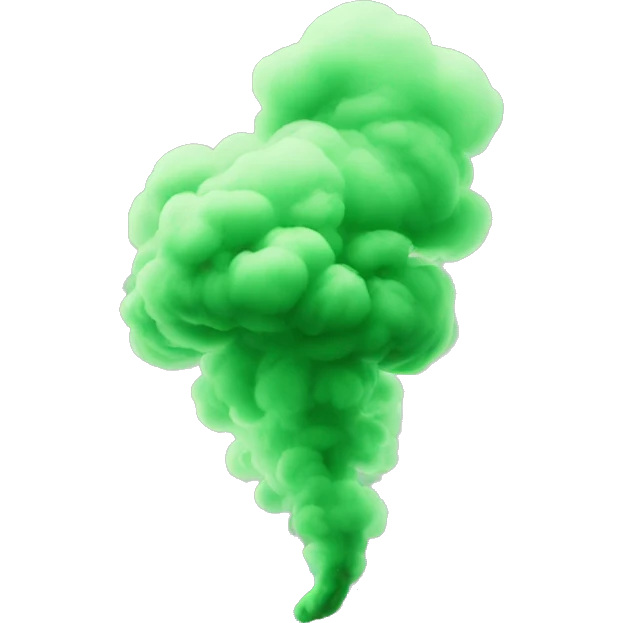 green smoke emoji
