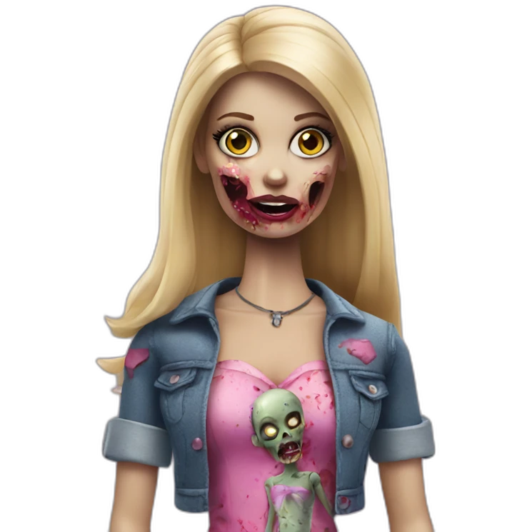 zombie barbie emoji