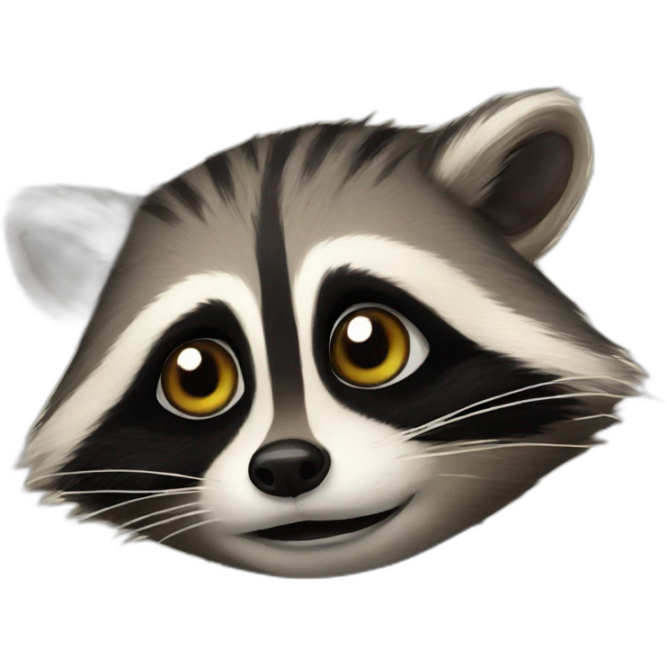 racoon edward munch emoji