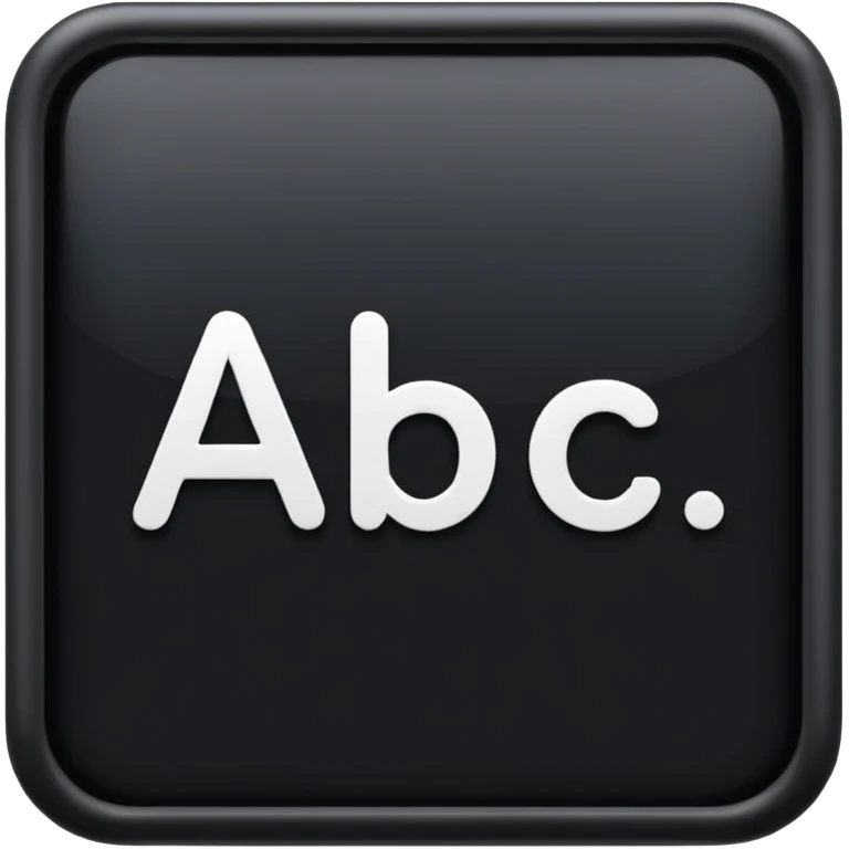 quiero crear iconos para string, Cadena de caracteres (string):    'abc',    '123',    'a1@!',    "a1@!"    emoji