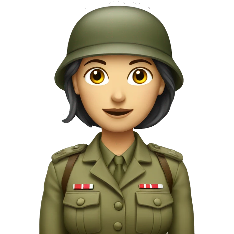 woman army swiss emoji
