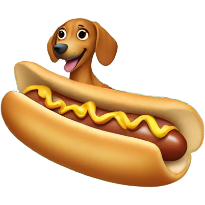Hot dog surfing  emoji