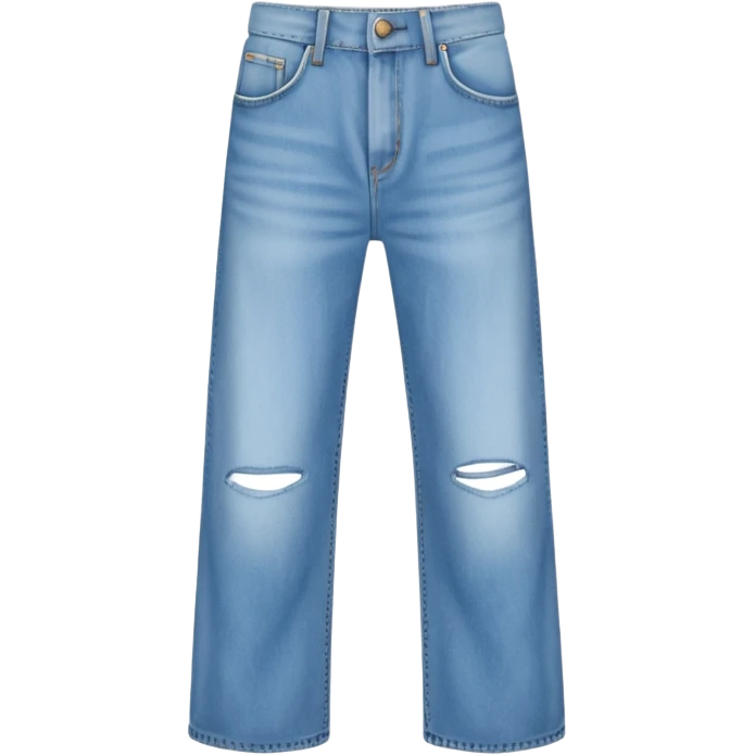 Baggy wide legged jeans emoji