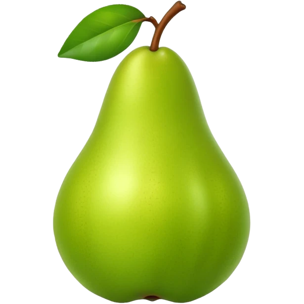 Happy birthday pear emoji