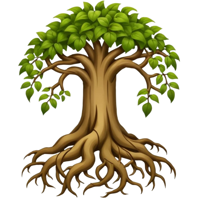 Simple sparse Plant roots emoji