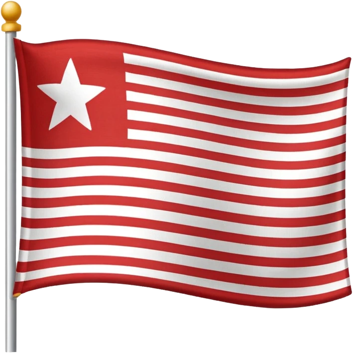 White red white flag emoji