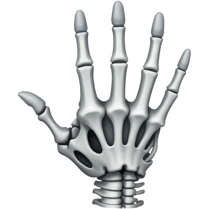 skeleton middle finger emoji emoji