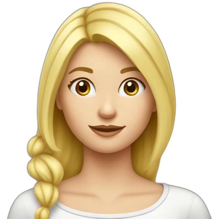 fille blonde sur un chameux emoji