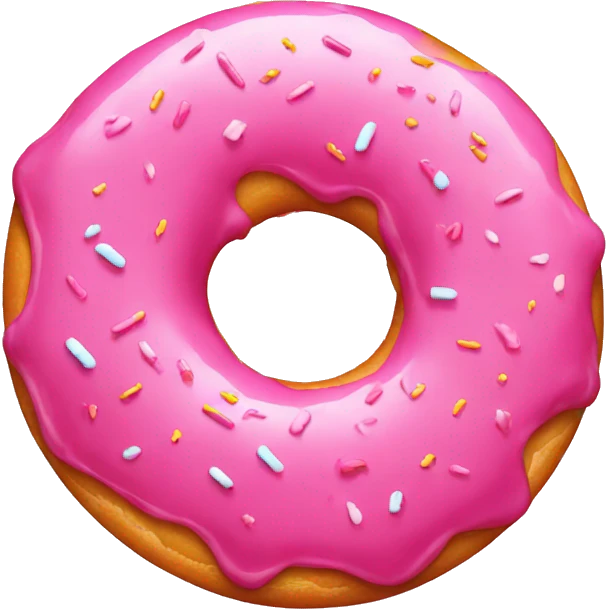 pink donut emoji