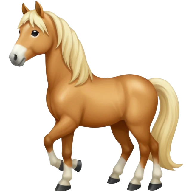 Haflinger Pferd
 emoji