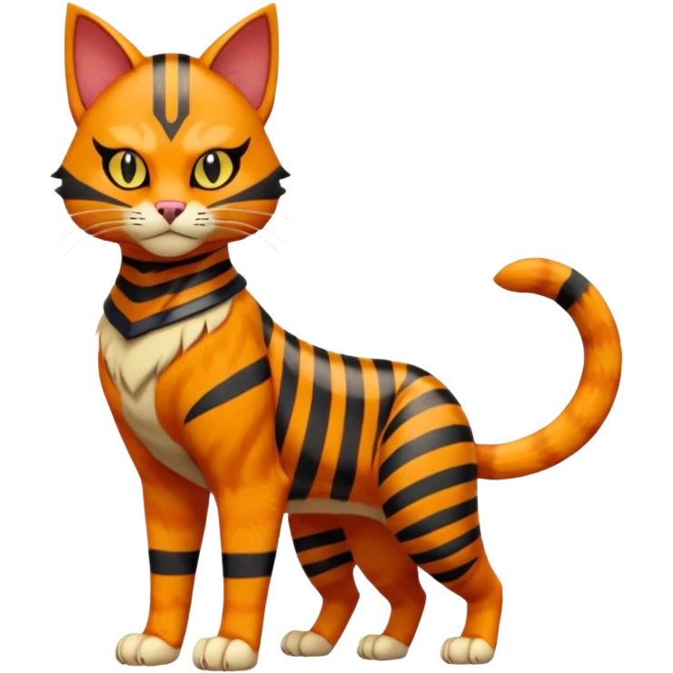Torracat-Bastet-Fakémon-hybrid-creature (full body)  emoji