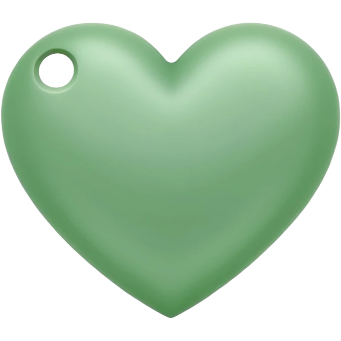 Light green heart emoji
