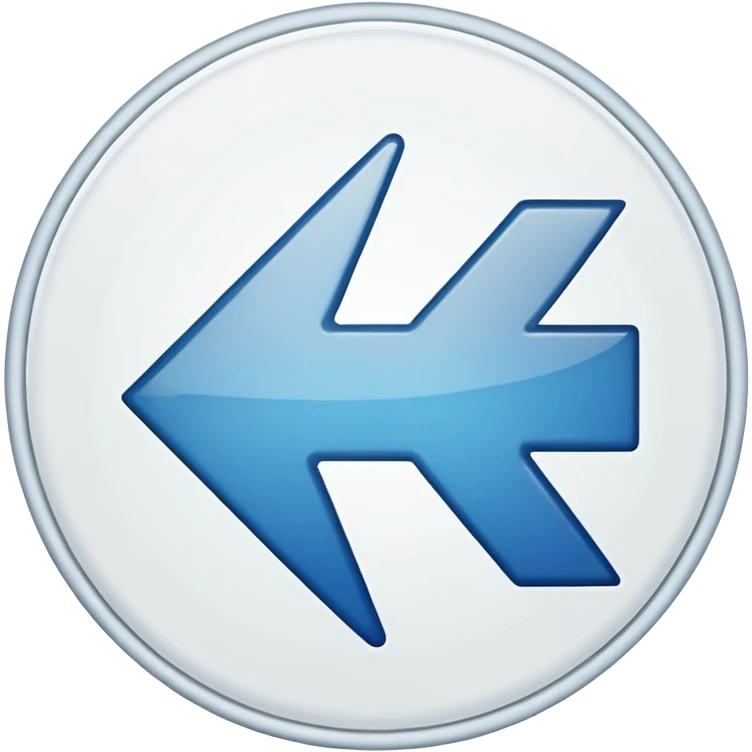 white round arrow  emoji