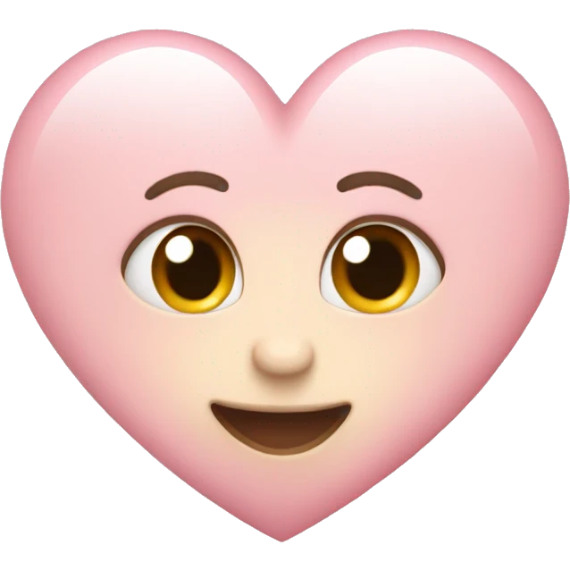 light pink heart emoji