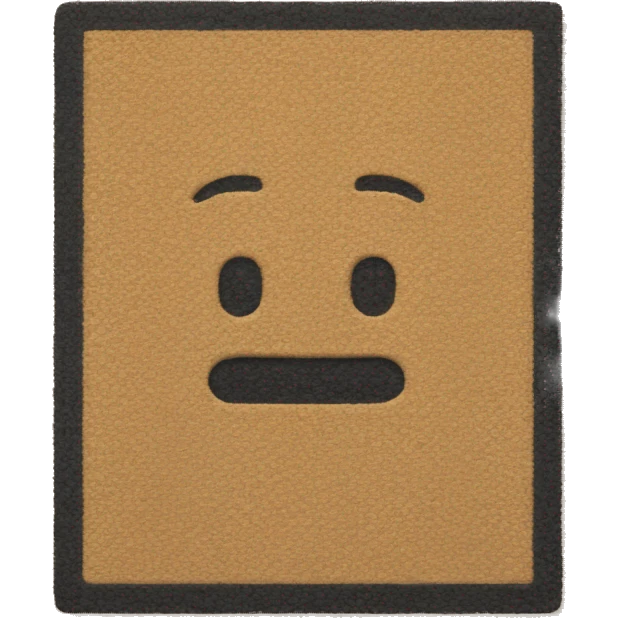 Door Mat with "Welcome"  emoji