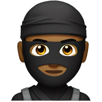 ninja with a low taper fade emoji