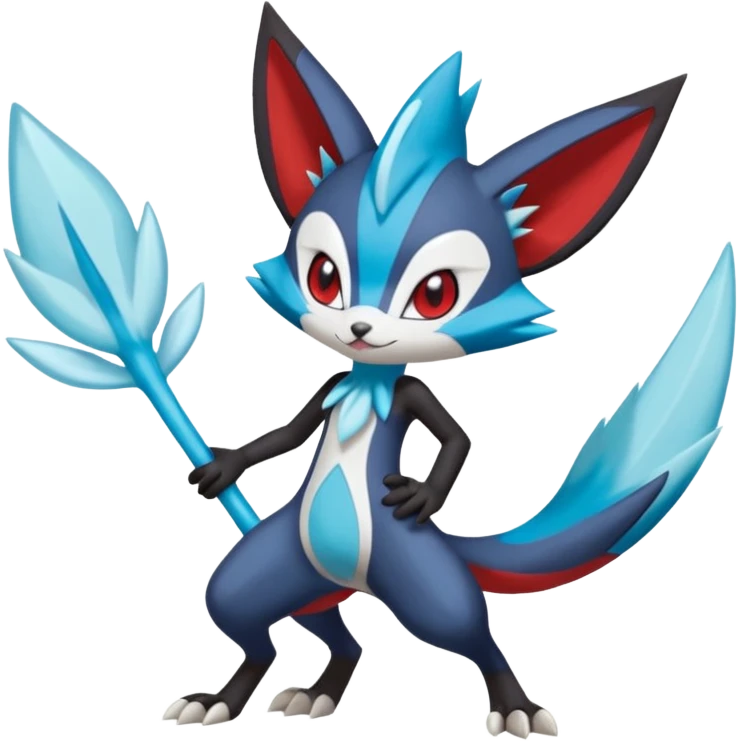 Meloetta-Weavile-Sneasel-Pokémon-Fakémon-fusion-hybrid-creature emoji