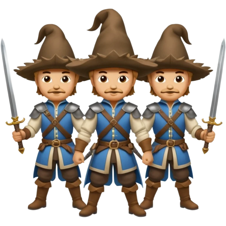 3 musketeers emoji