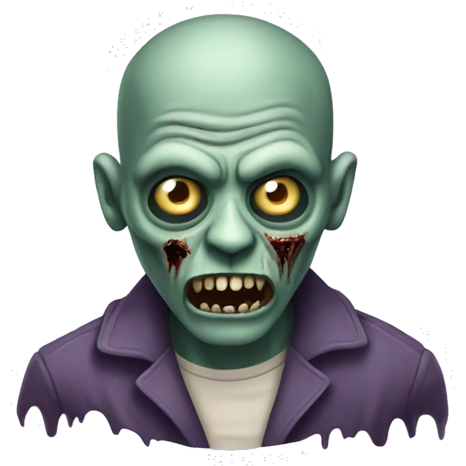 funny creepy zombi emoji